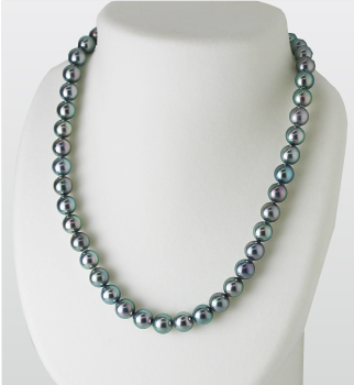 パールネックレス【黒真珠】